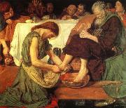 Ford Madox Brown Jesus Washing Sweden oil painting artist